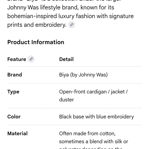 Johnny Was PASCALA WRAP - Picture 8 of 15